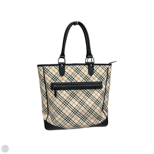 Tote Luxury Designer By Burberry, Size: Large