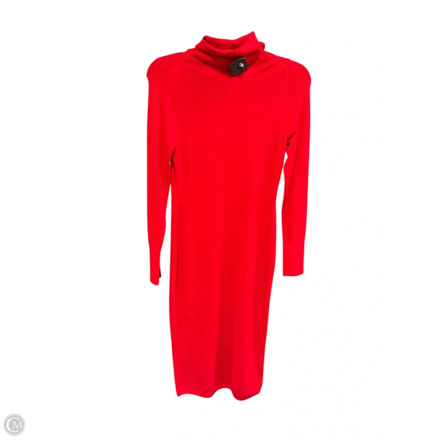 Dress Casual Midi By Express In Red, Size: Xs