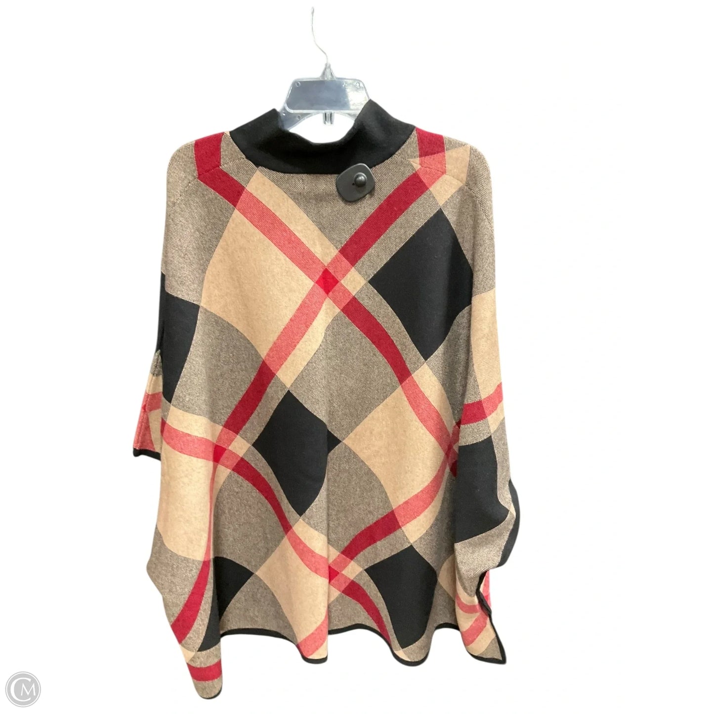 Poncho By Rachel Zoe In Plaid Pattern, Size: 2x