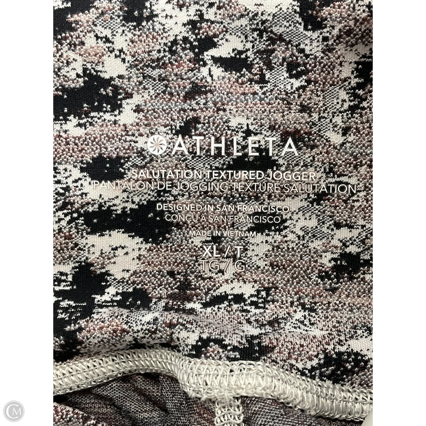 Athletic Leggings By Athleta In Multi-colored, Size: Xl