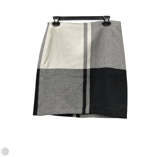 Skirt Mini & Short By Talbots In Black & White, Size: 10p