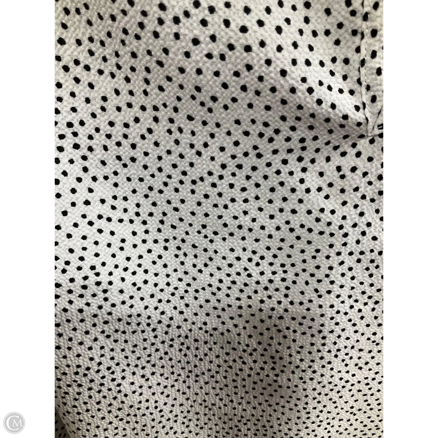 Top Long Sleeve By Maison Damelie In Polkadot Pattern, Size: L