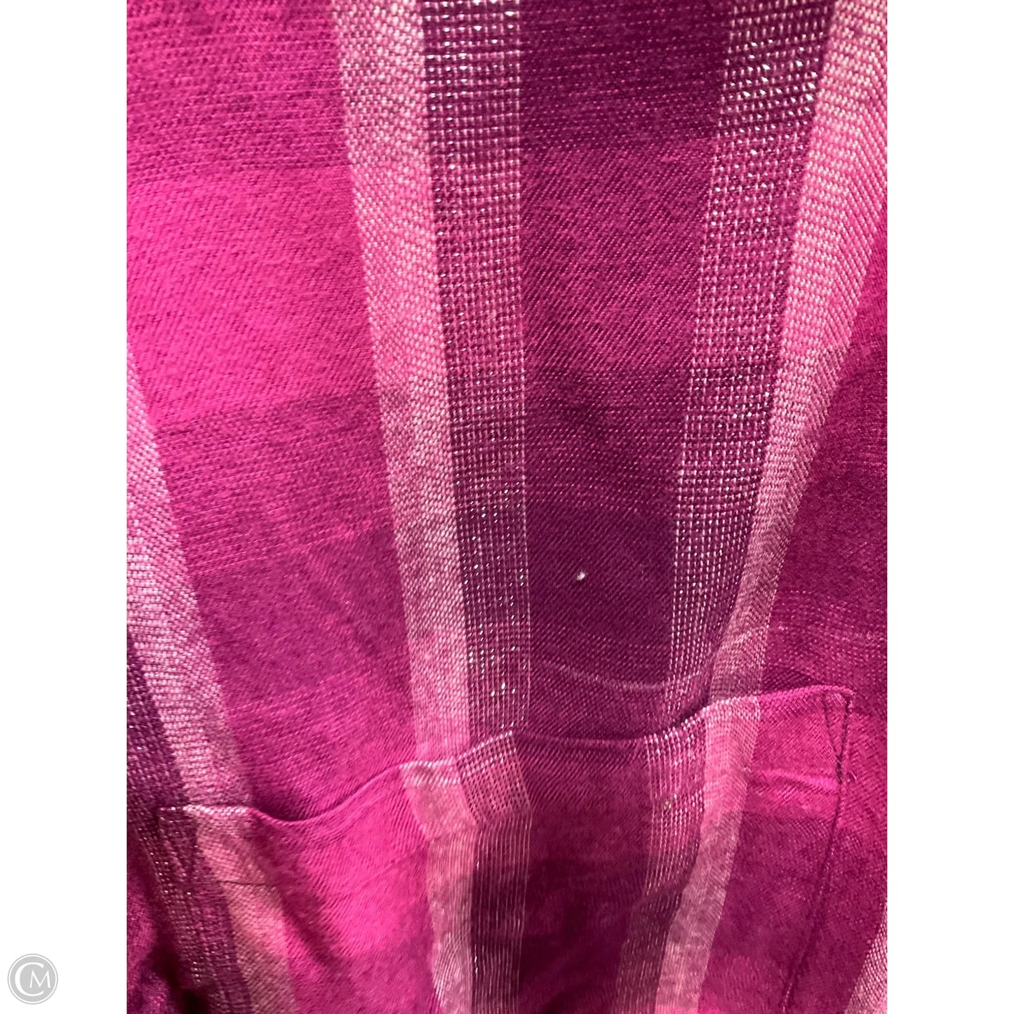 Blouse Long Sleeve By Lane Bryant In Striped Pattern, Size: 18