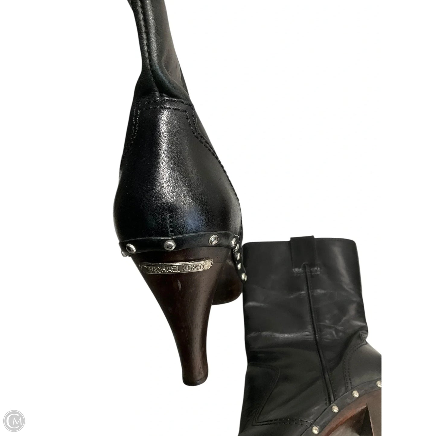 Boots Designer By Michael Kors In Black, Size: 7