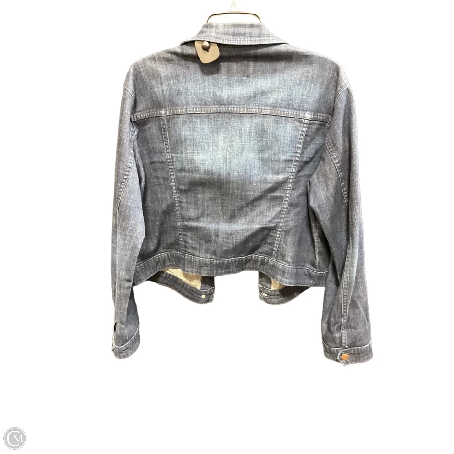 Jacket Denim By Elle In Blue Denim, Size: Xl