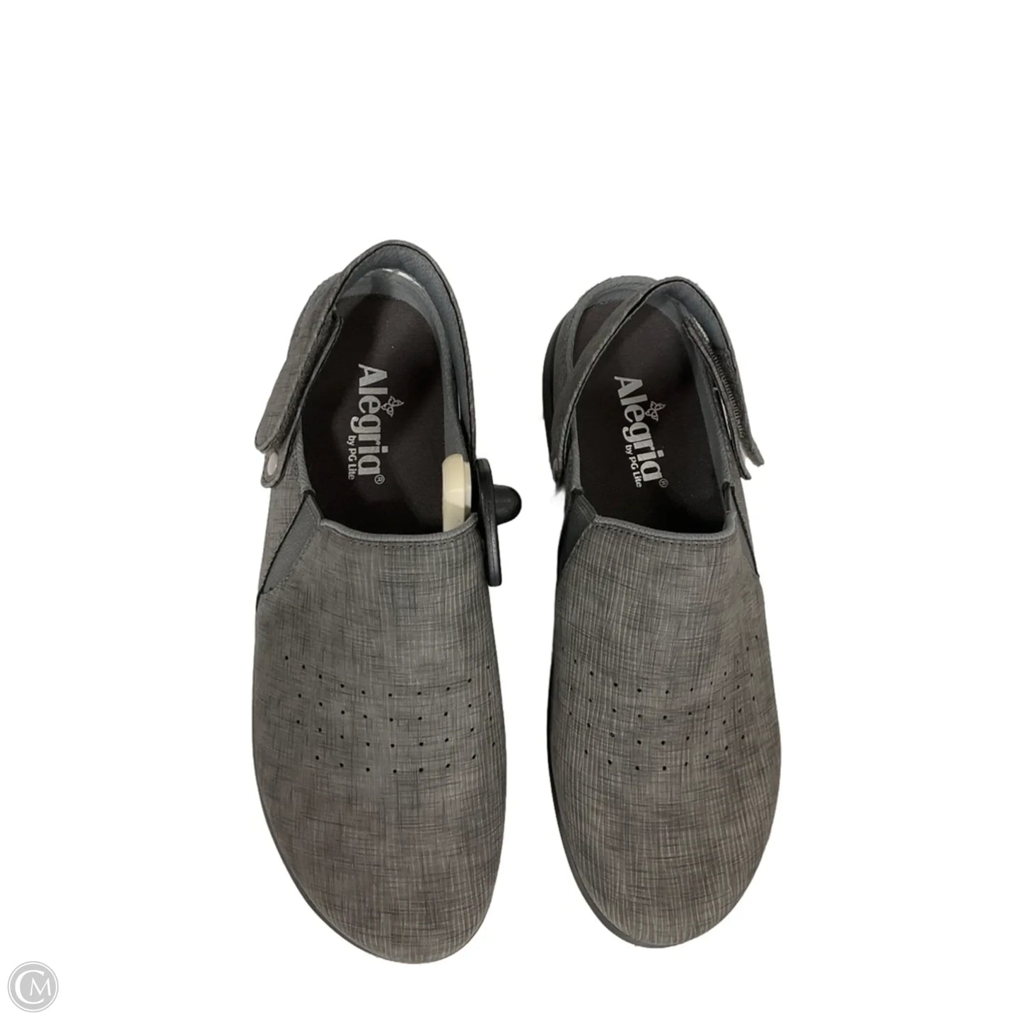 Shoes Flats By Alegria In Grey, Size: 10