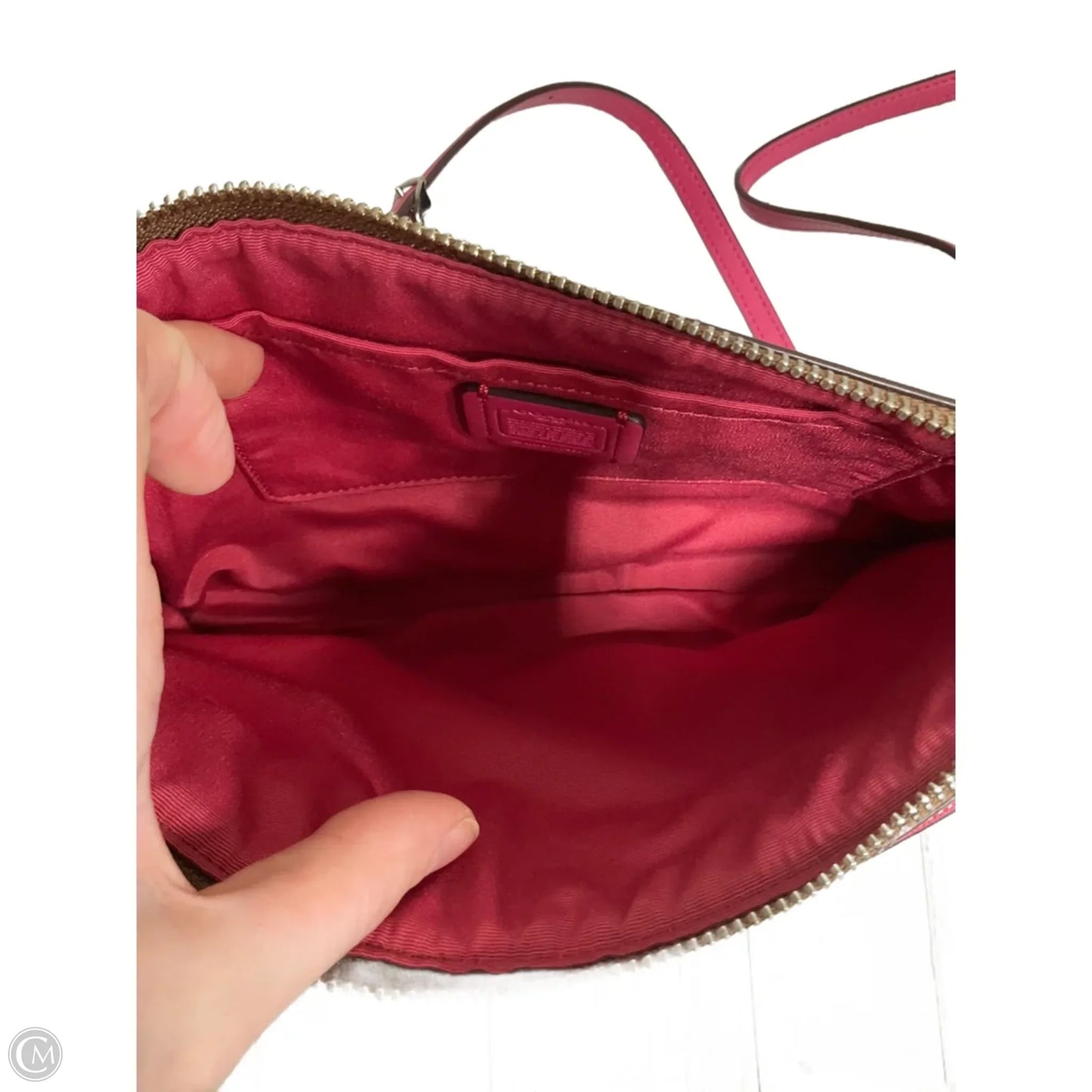 Crossbody Designer By Coach, Size: Medium