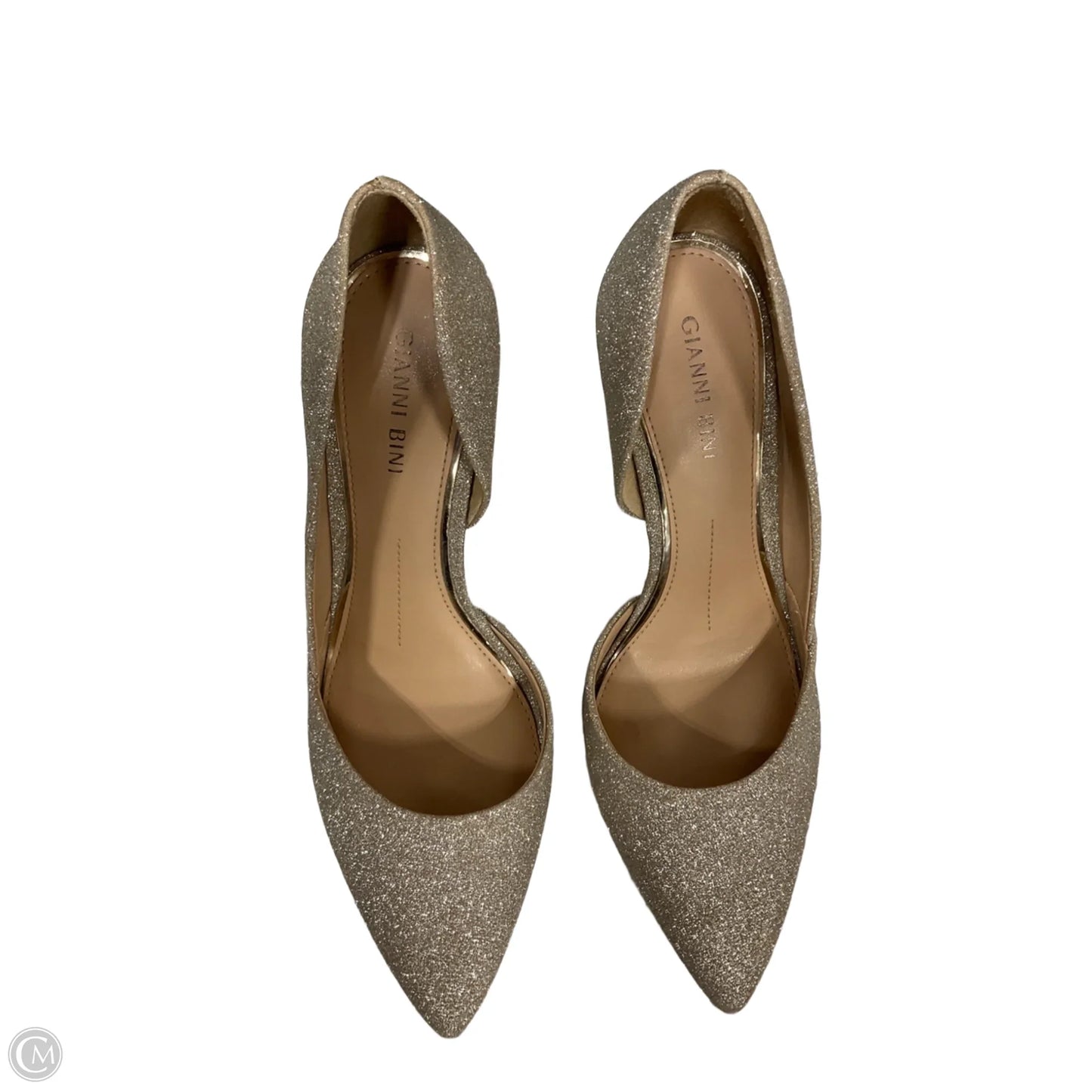 Shoes Heels Stiletto By Gianni Bini In Gold, Size: 8