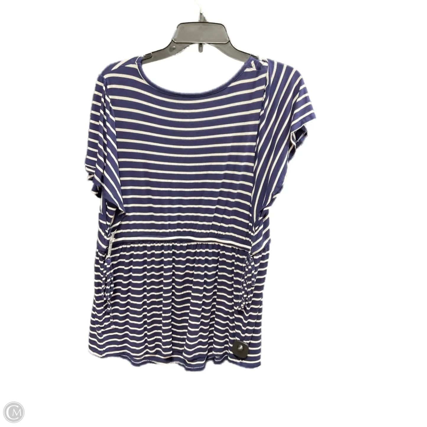 Maternity Top Short Sleeve By Isabel Maternity, Size: L