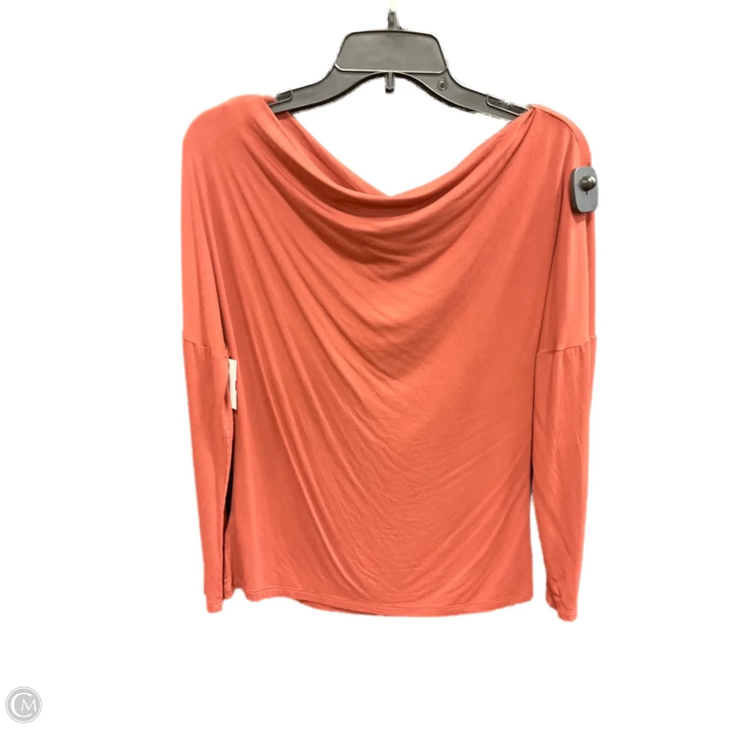 Top Long Sleeve Basic By Express In Orange, Size: S