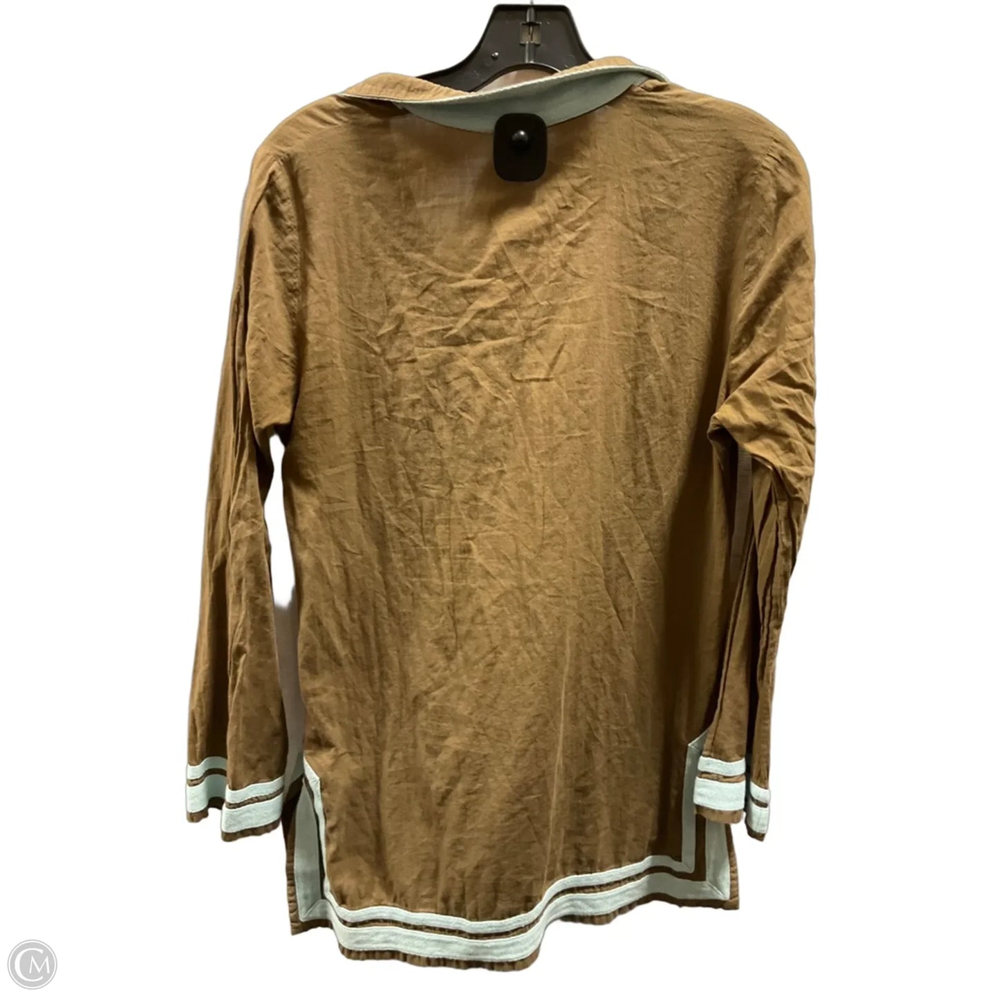 Tunic Designer By Tory Burch In Blue & Brown, Size: Osfm