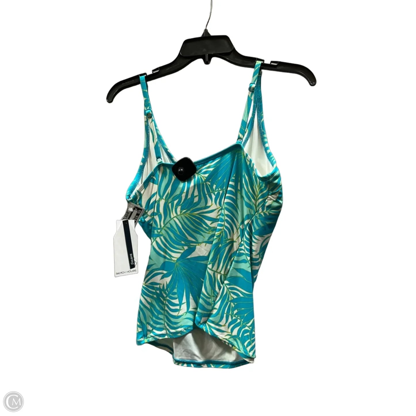 Swimsuit Top By Cma In Tropical Print, Size: 12