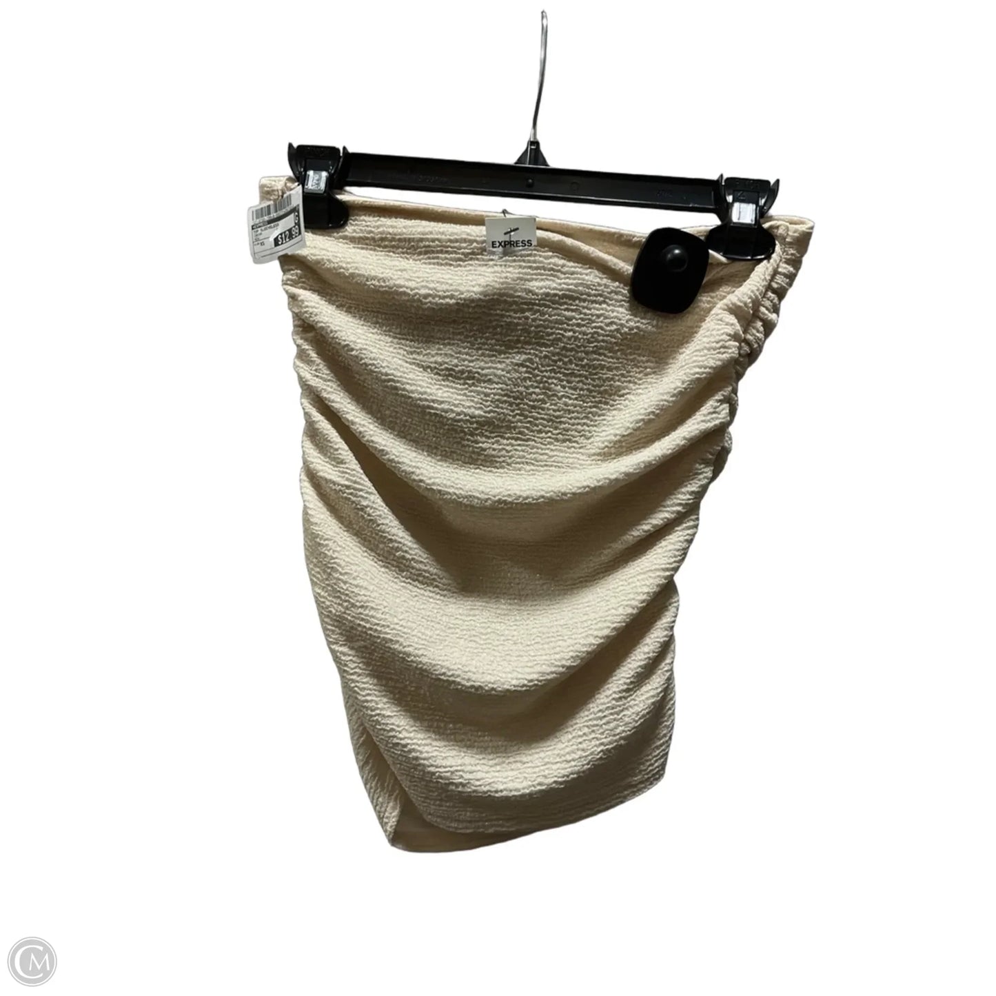 Top Sleeveless By Express In Cream, Size: Xs