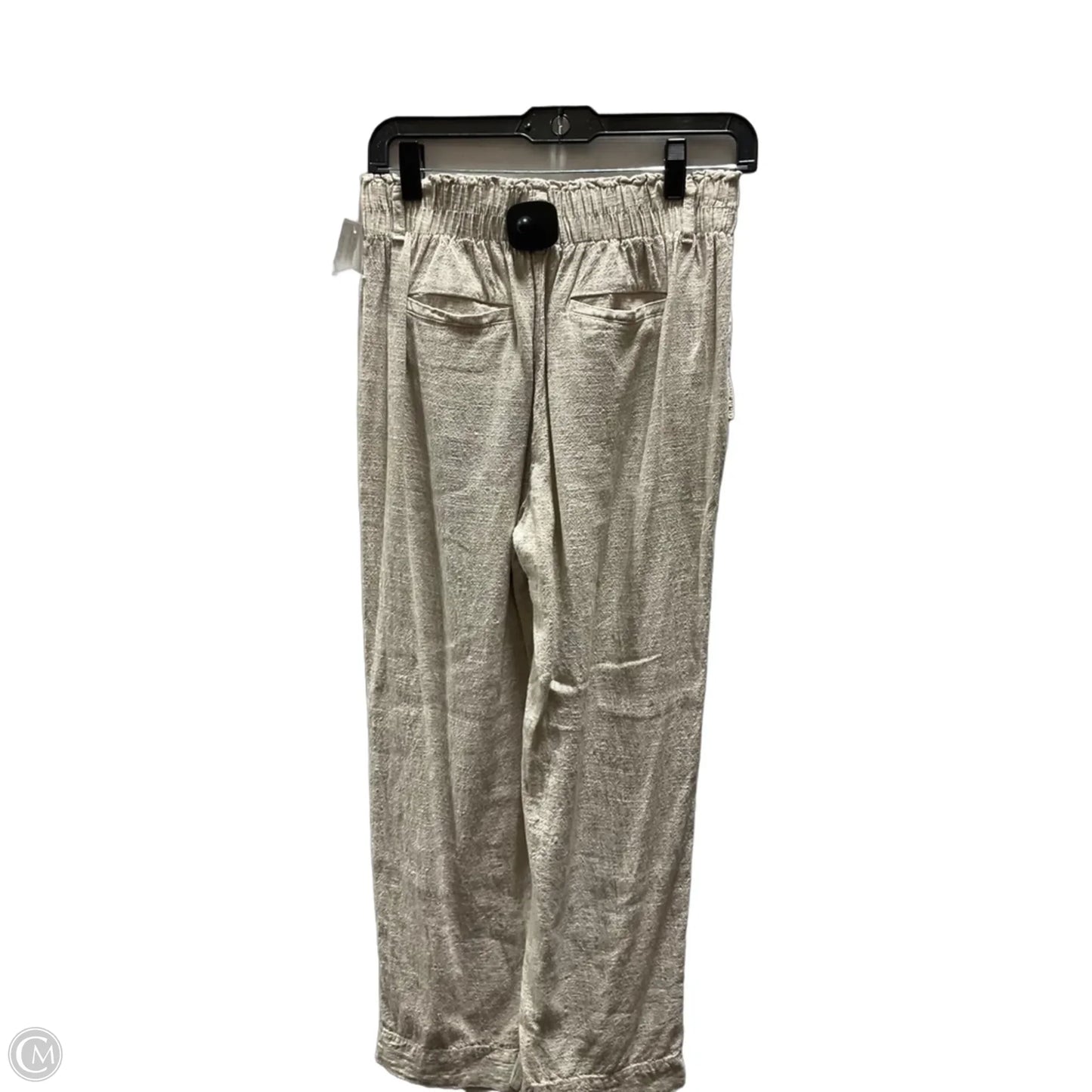 Pants Linen By Briggs In Beige, Size: S