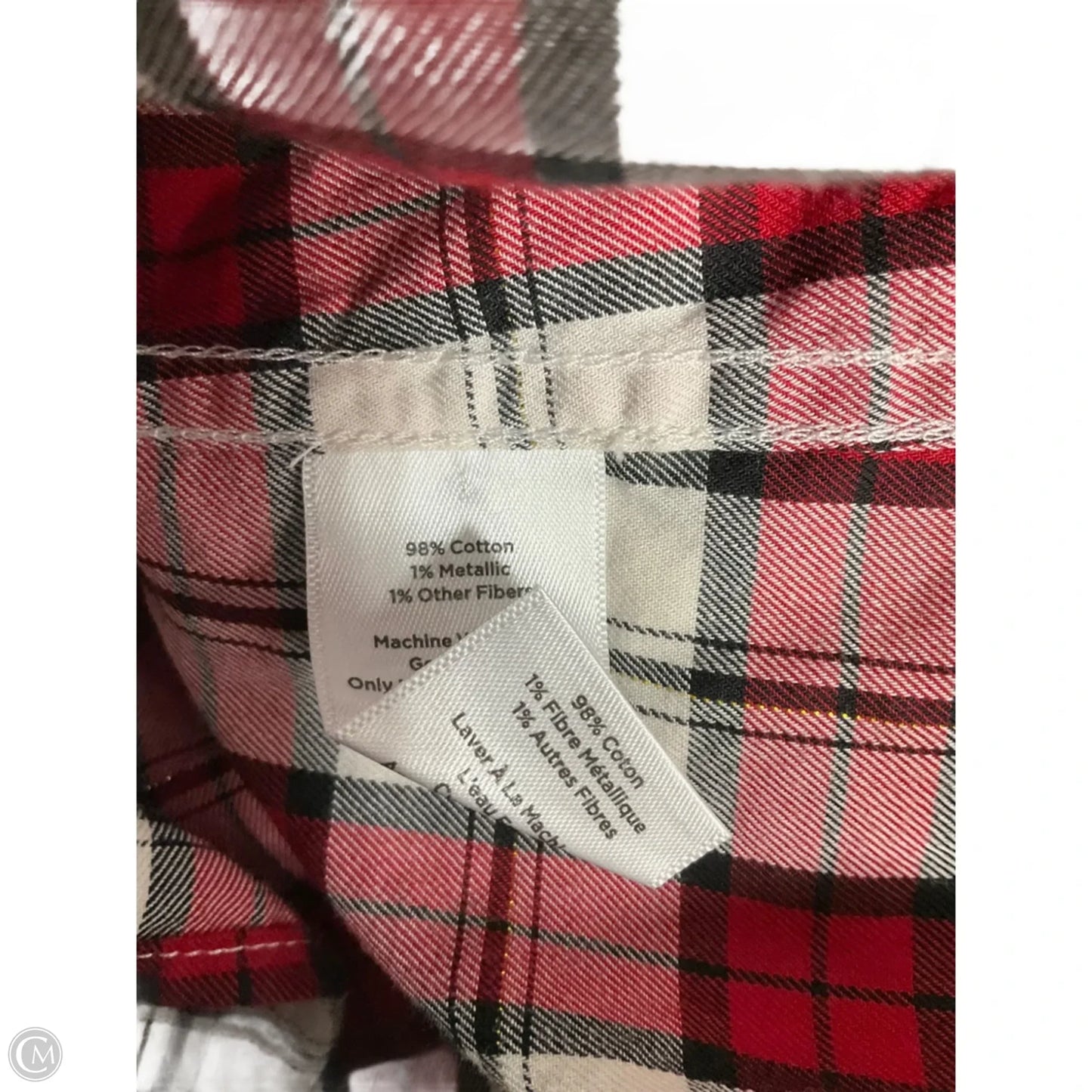 Blouse Long Sleeve By Talbots In Red, Size: 1x