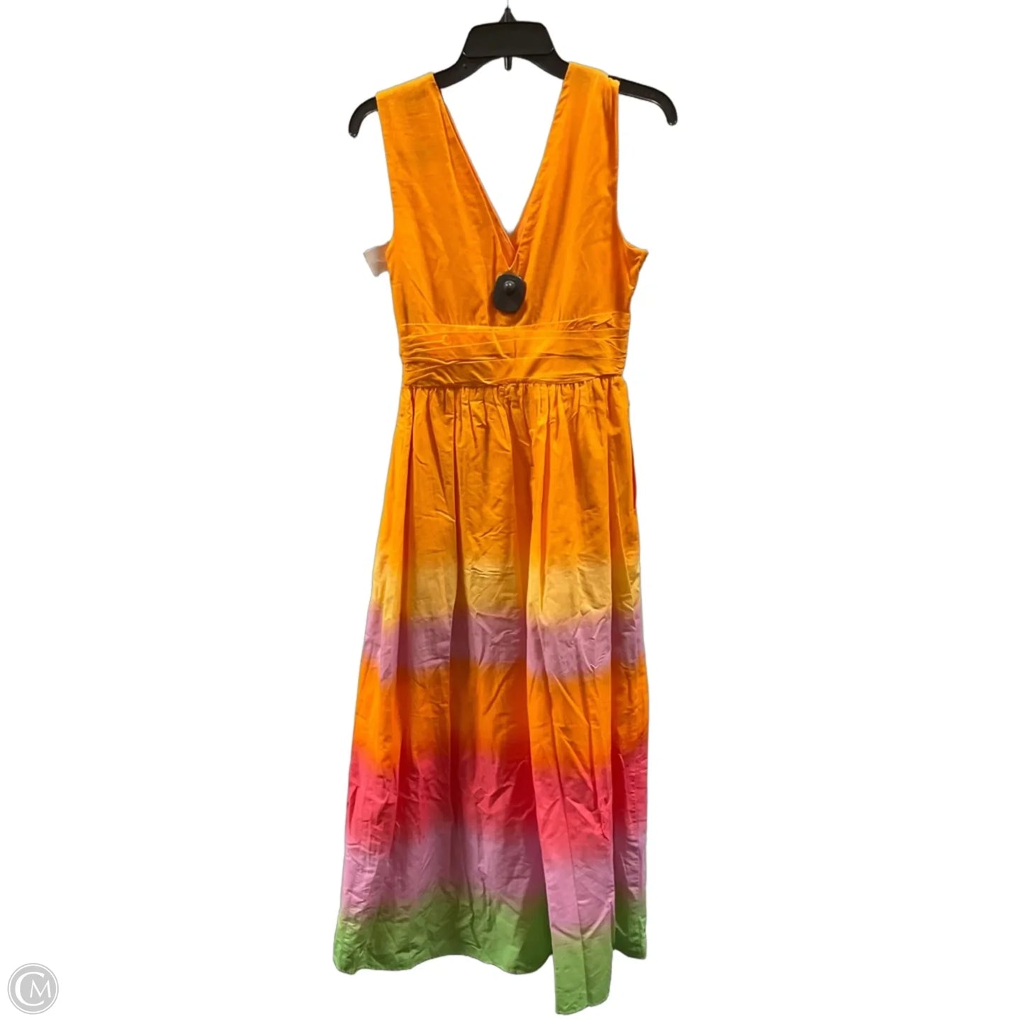 Dress Casual Maxi By Taylor In Orange & Pink, Size: S
