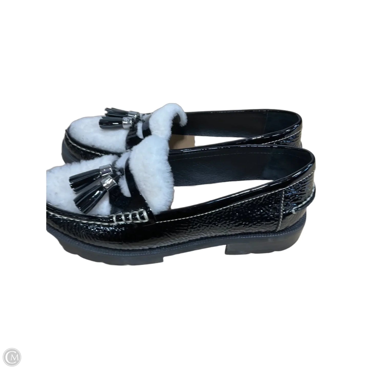 Shoes Flats By Donald Pliner In Black & White, Size: 7