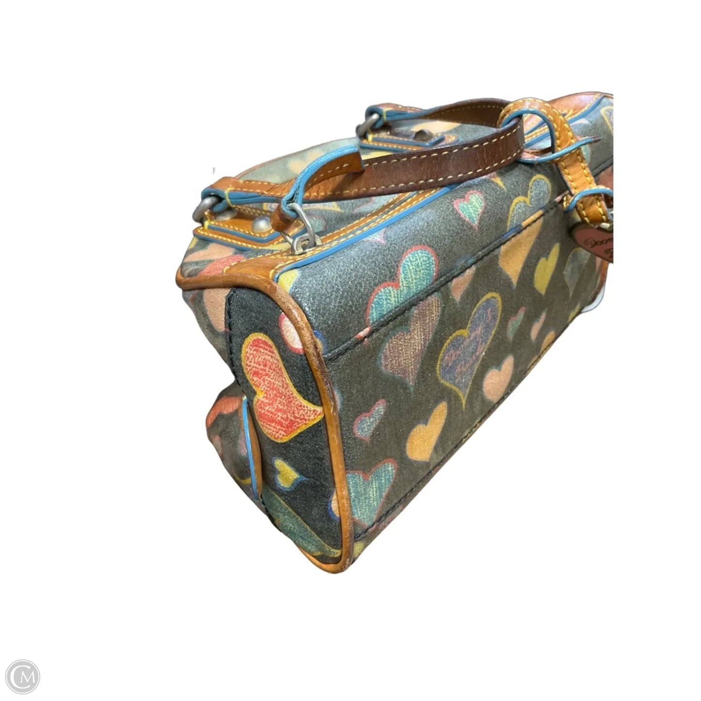 As IS Handbag Leather By Dooney And Bourke, Size: Small