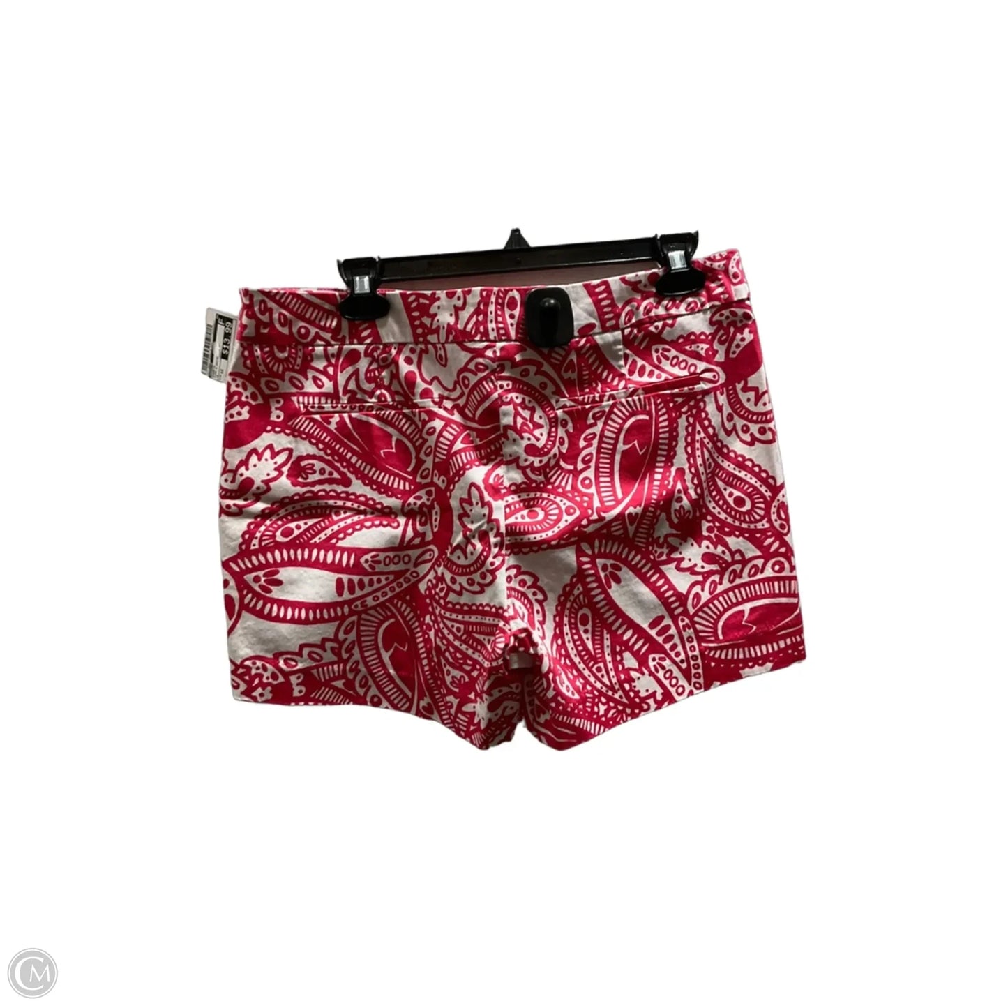 Shorts By Kedzie In Pink & White, Size: 12