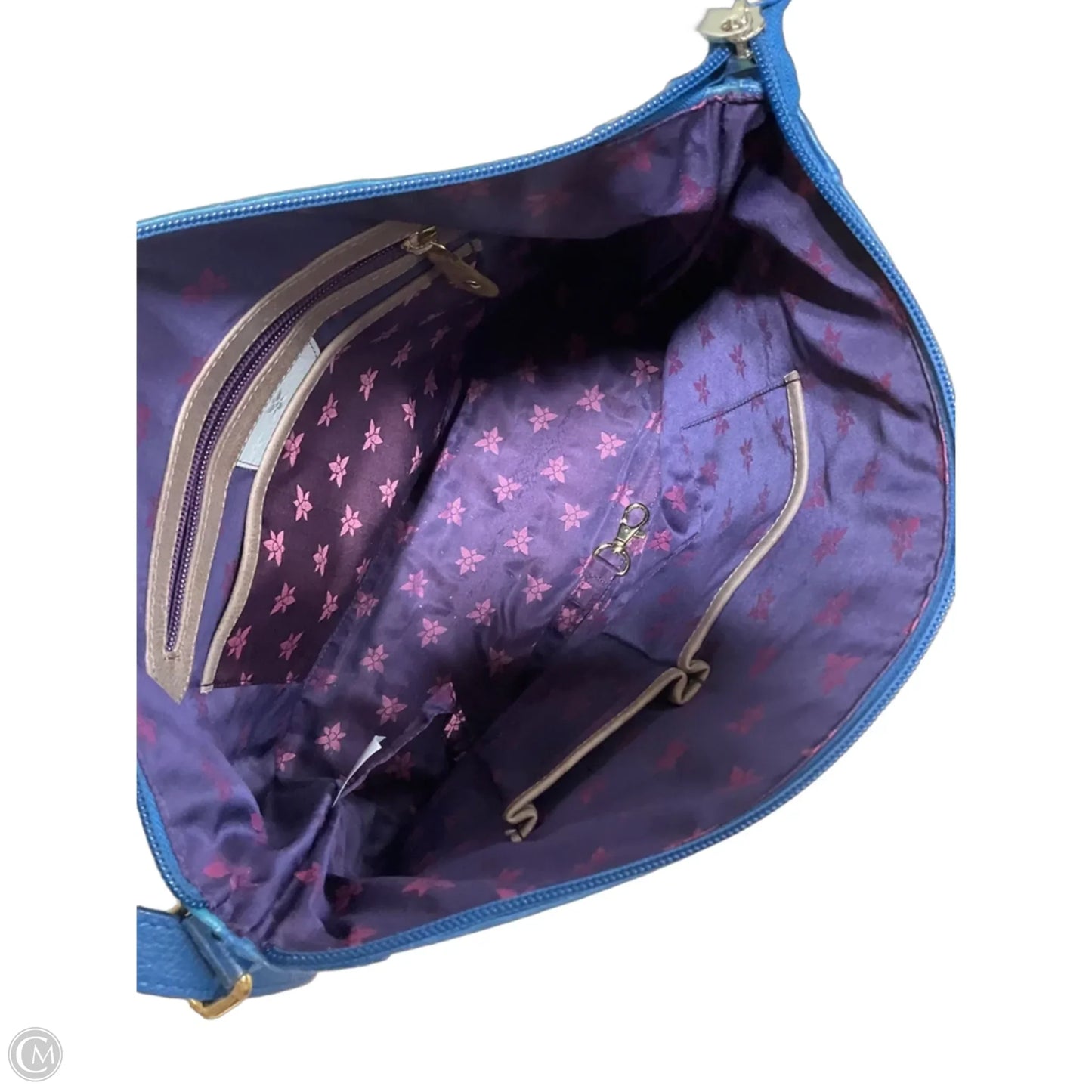 Handbag Leather By Anuschka, Size: Medium
