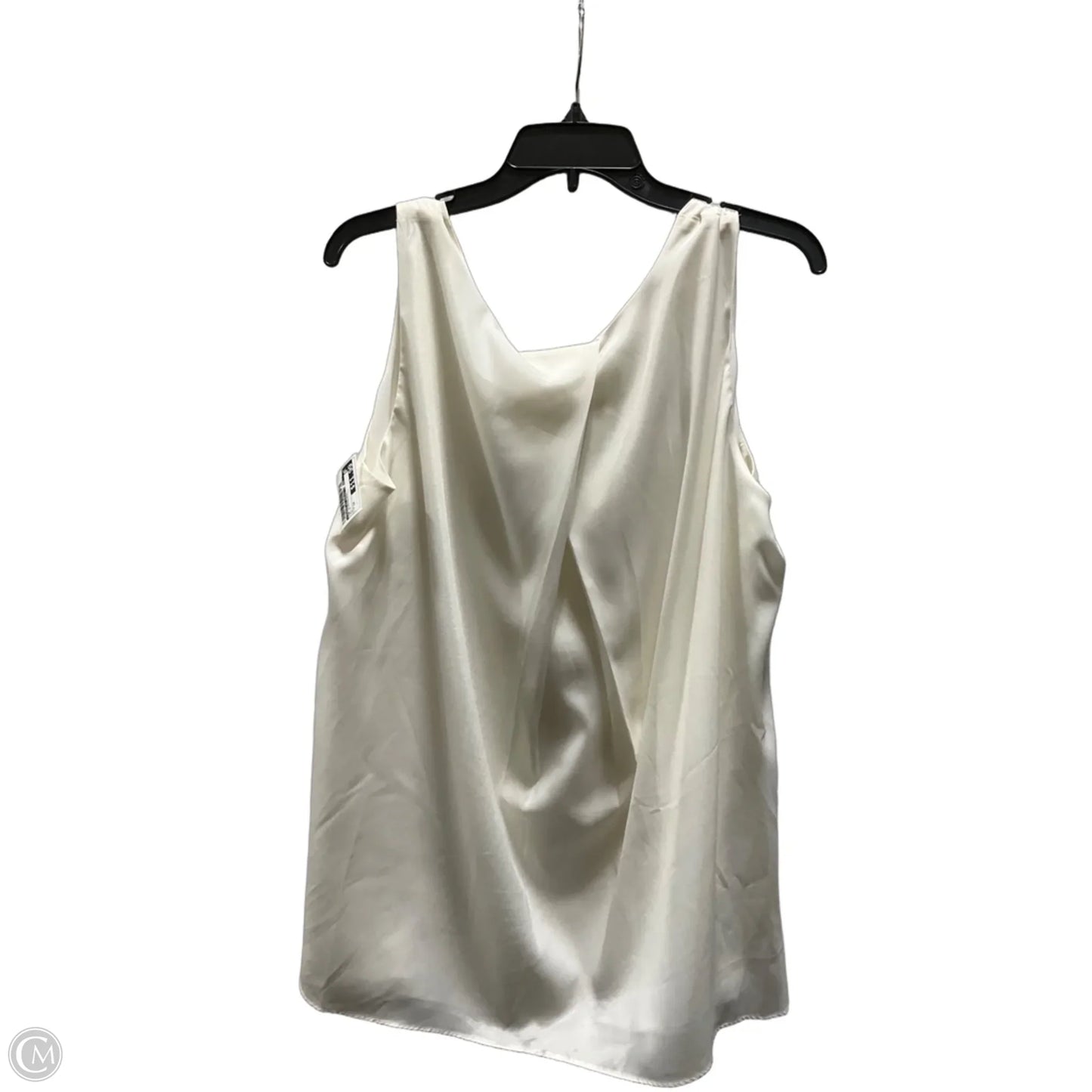 Top Sleeveless By Lauren By Ralph Lauren In White, Size: 1x