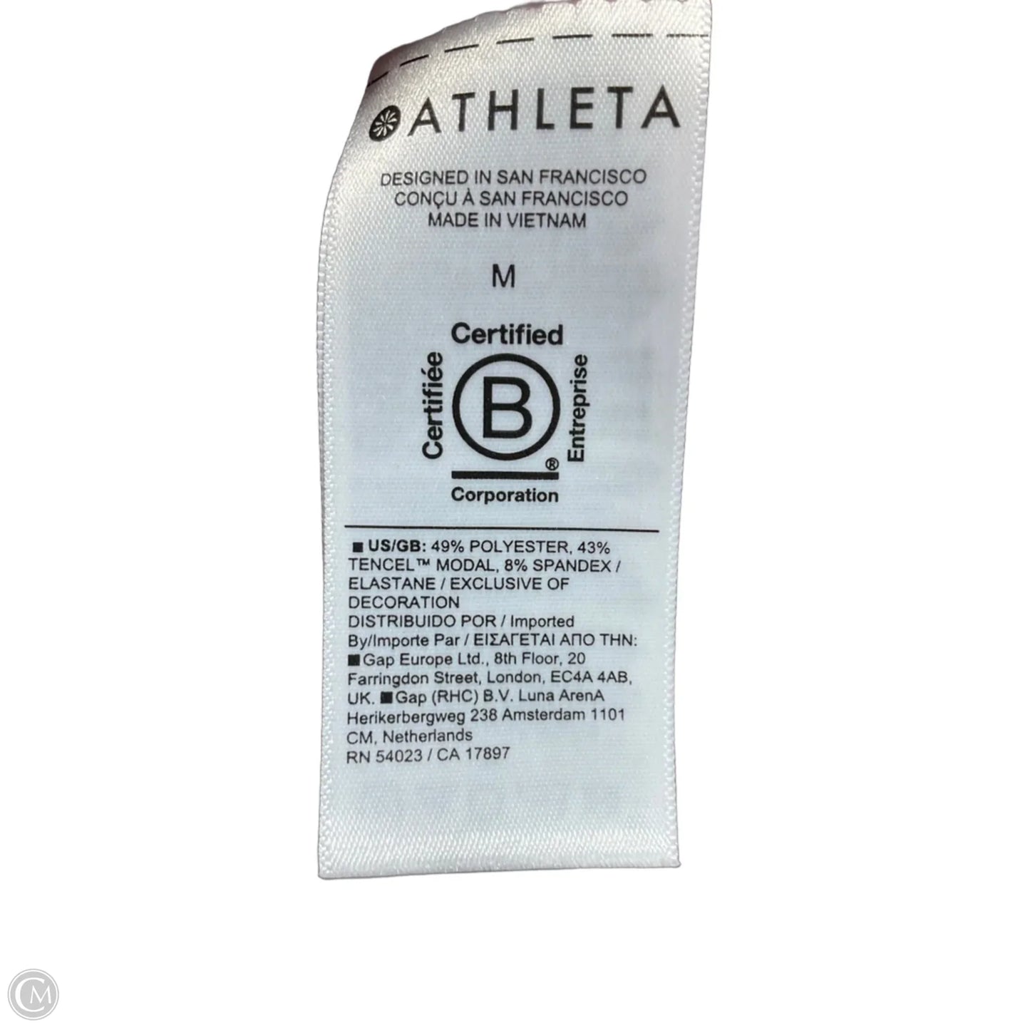 Athletic Sweatshirt Collar By Athleta In Pink, Size: M