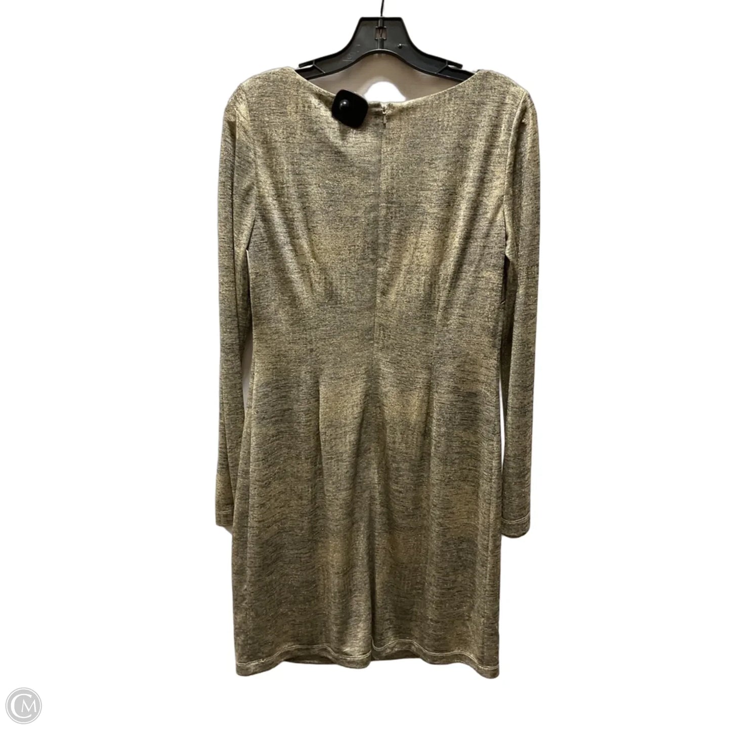 Dress Casual Midi By Vince Camuto In Gold, Size: S