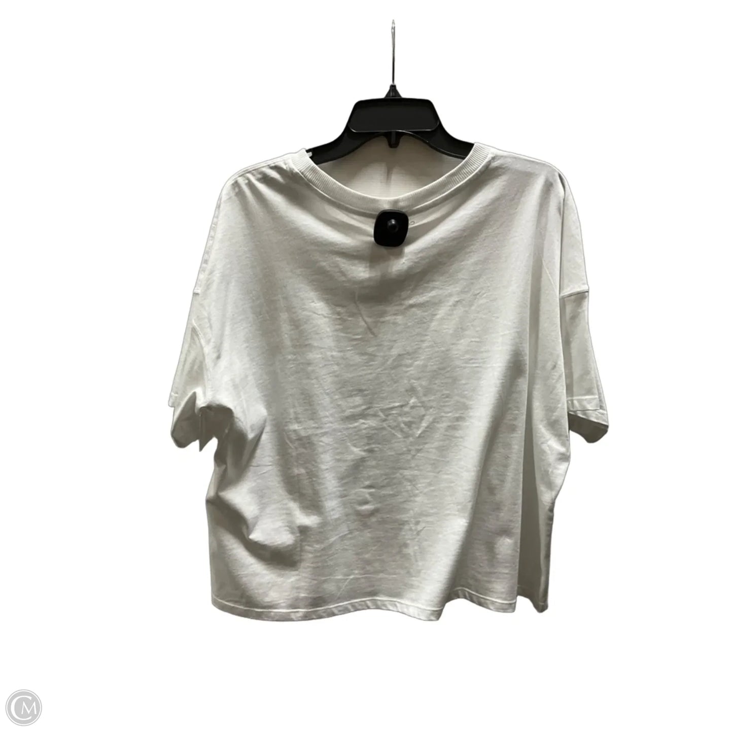 Top Short Sleeve By Calvin Klein In White, Size: Xl