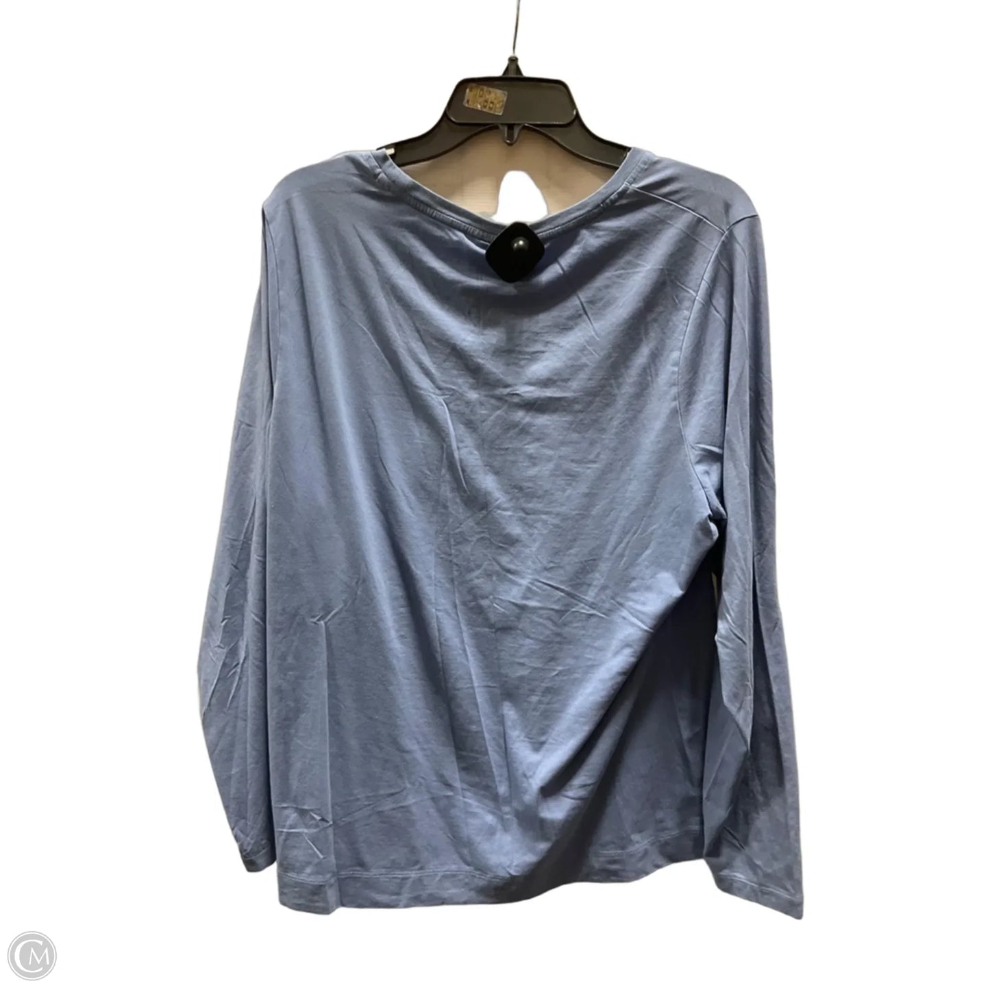 Athletic Top Long Sleeve Collar By Athleta In Blue, Size: Xl