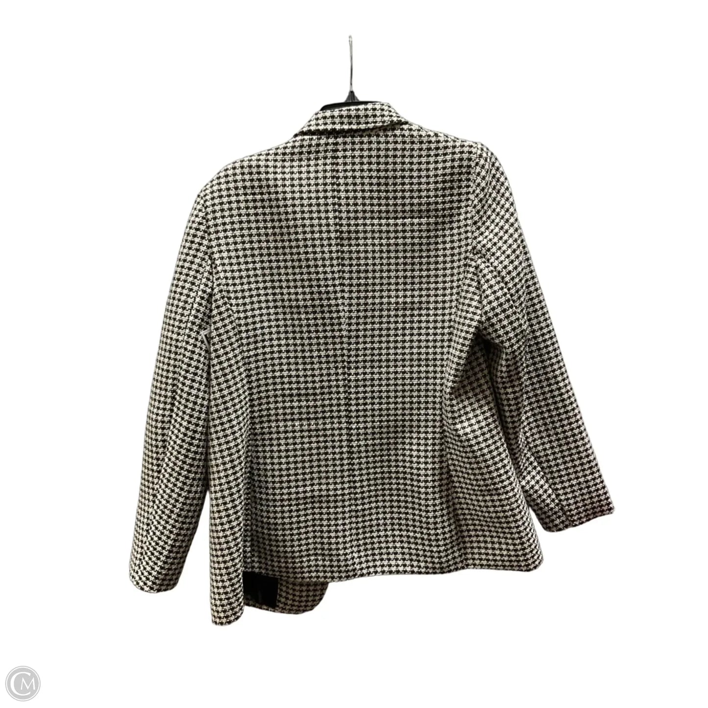 Blazer By Ann Taylor In Black & Cream, Size: L