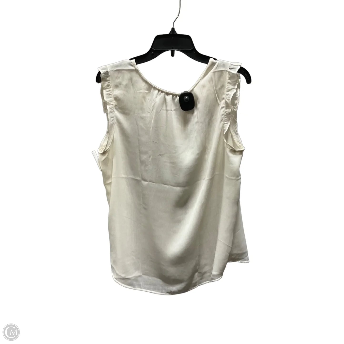 Top Sleeveless By Loft In Cream, Size: M