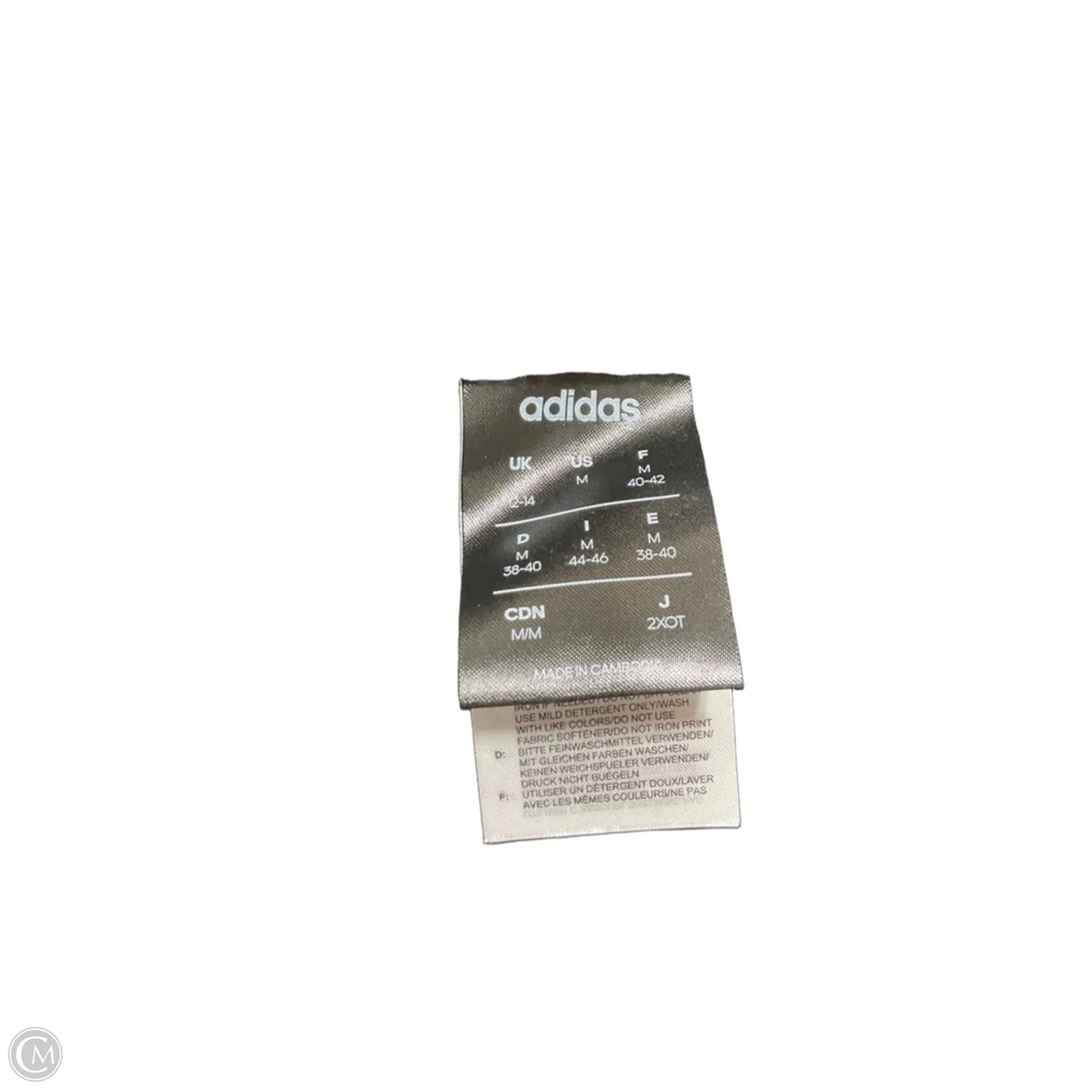 Athletic Shorts By Adidas In Black, Size: M