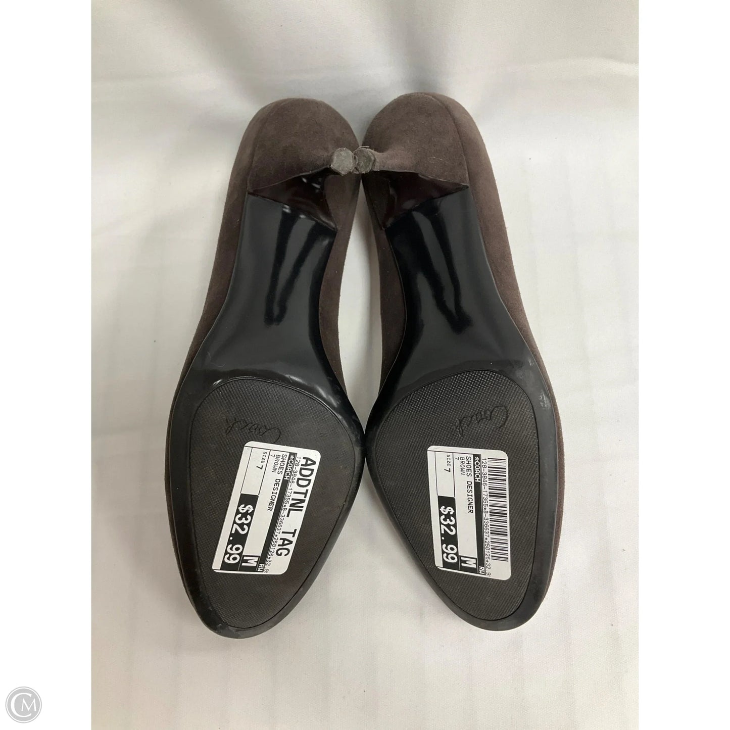 Shoes Designer By Coach In Brown, Size: 7