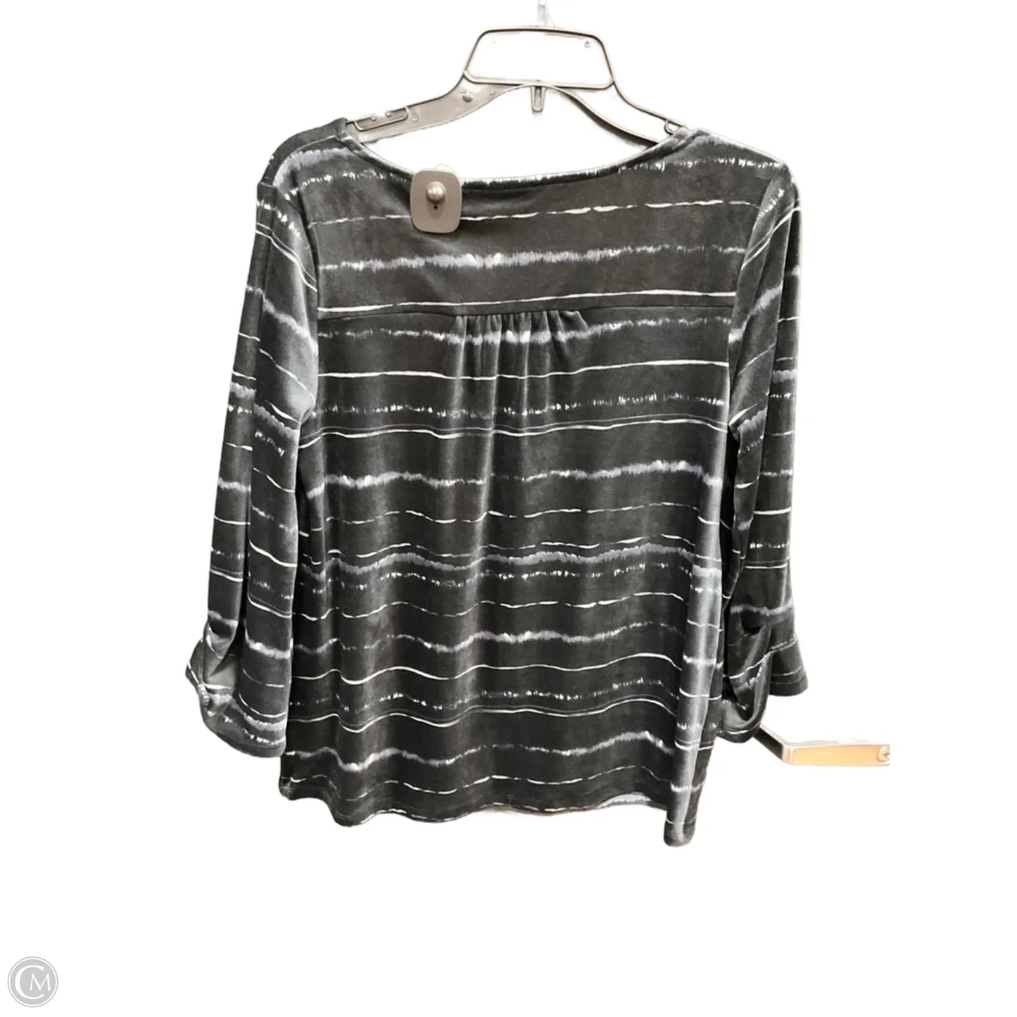 Top Long Sleeve By Pure Jill In Black, Size: S