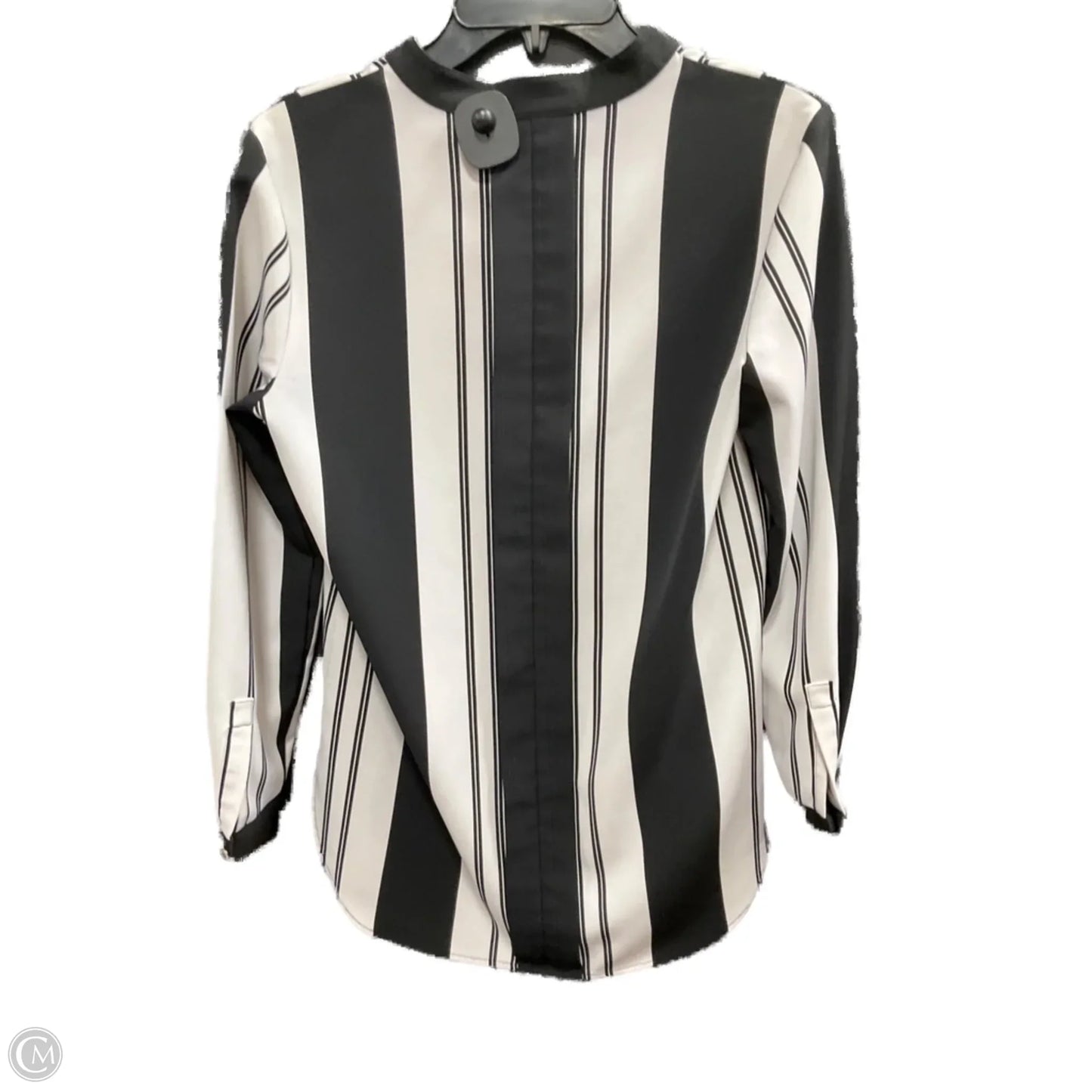 Top Long Sleeve By Vince Camuto In Striped Pattern, Size: Xs