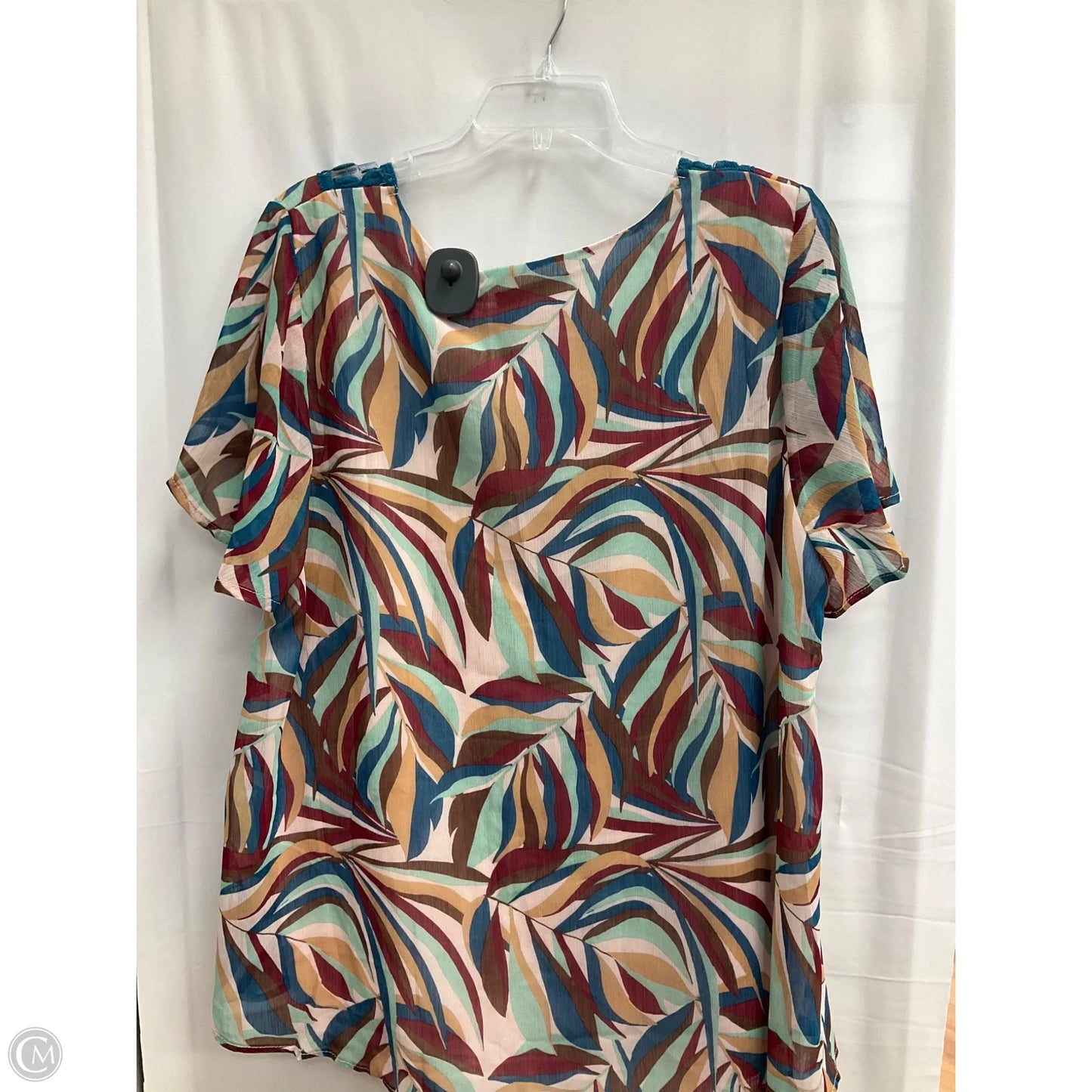 Top Sleeveless By Lane Bryant In Multi-colored, Size: 1x
