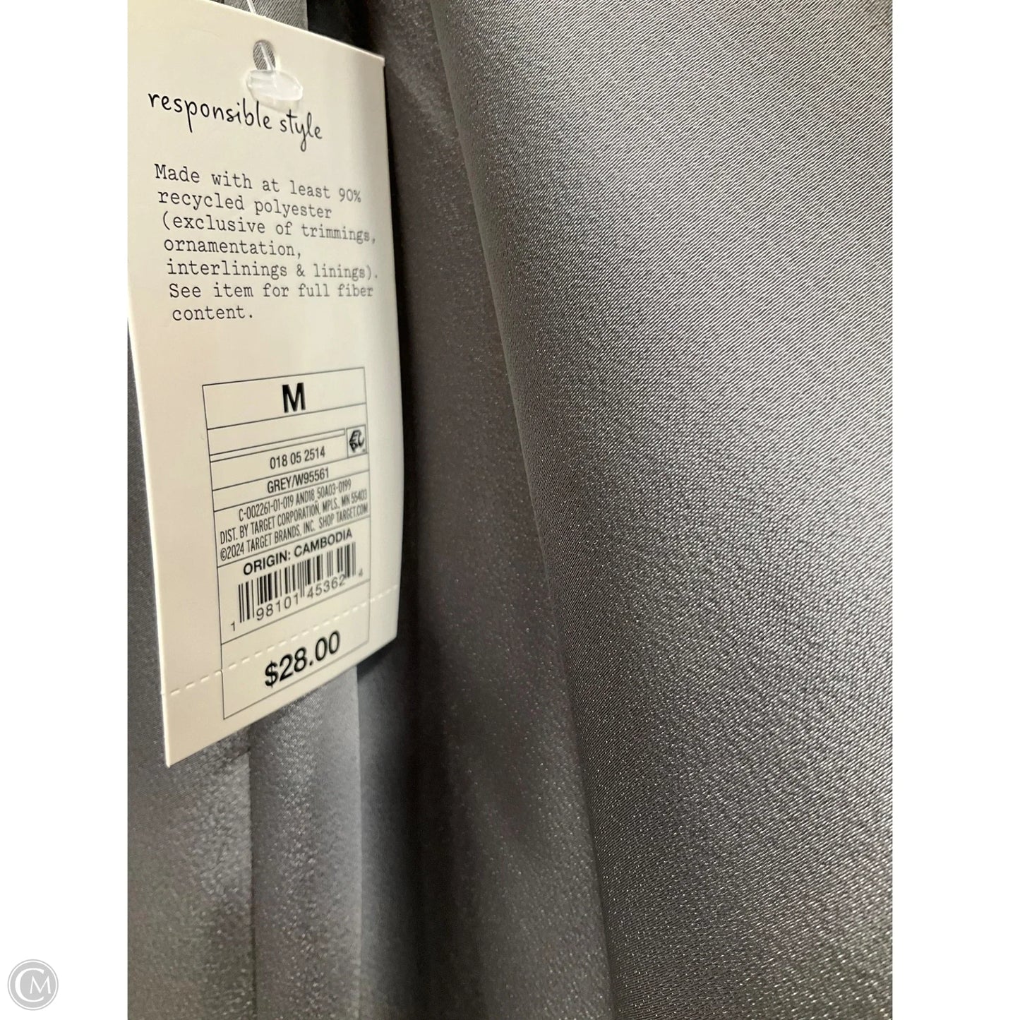 Skirt Maxi By A Pea In The Pod In Silver, Size: M