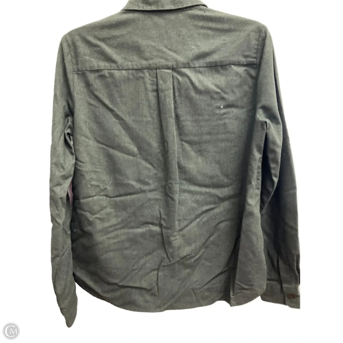 Blouse Designer By Green Cotton In Green, Size: 8