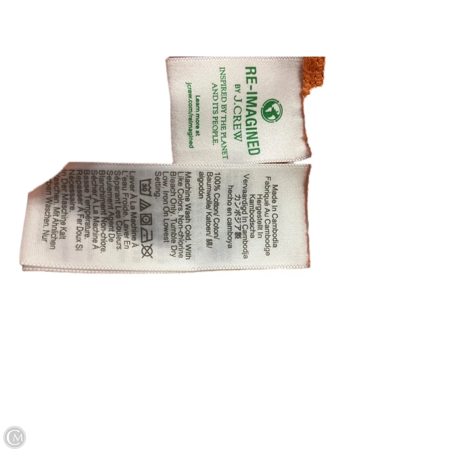 Top Sleeveless Basic By J. Crew In Orange, Size: L