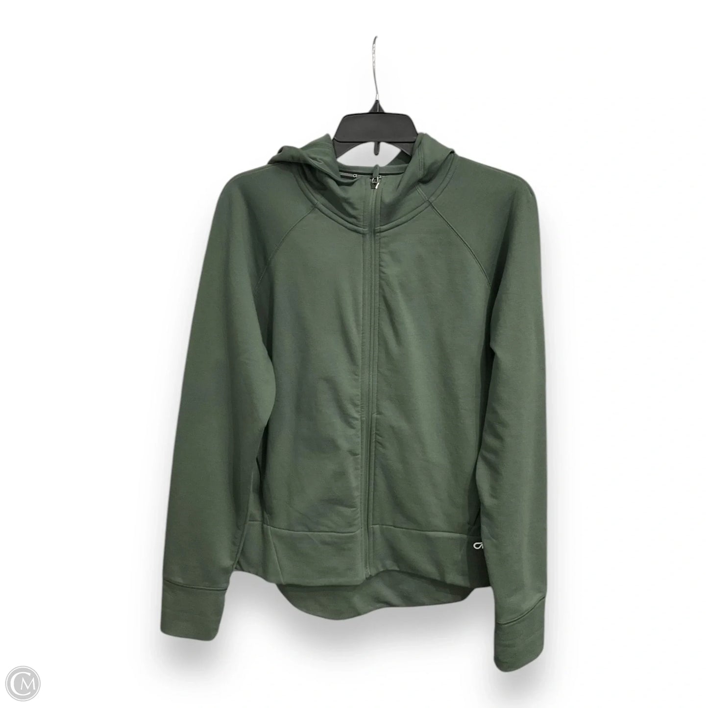 Athletic Jacket By Gapfit In Green, Size: L