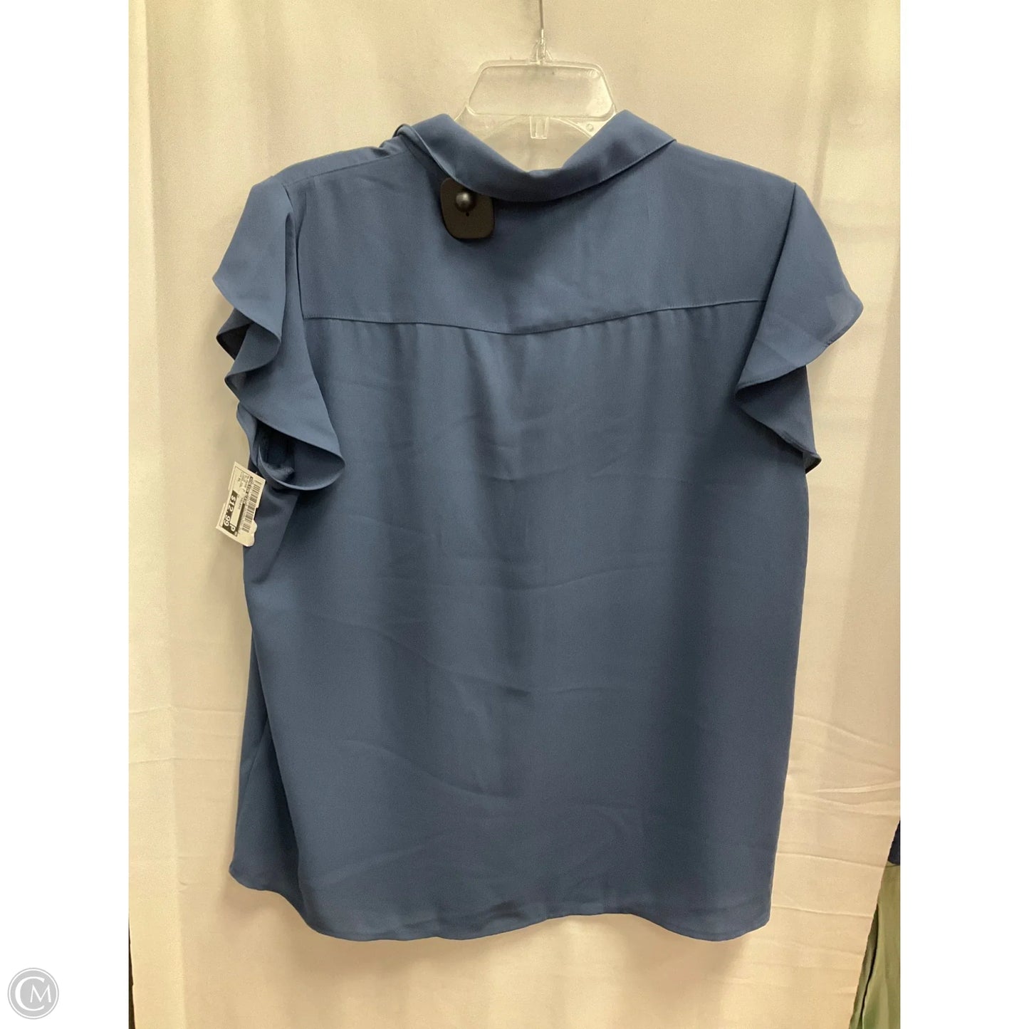 Blouse Sleeveless By Calvin Klein In Blue, Size: Xl