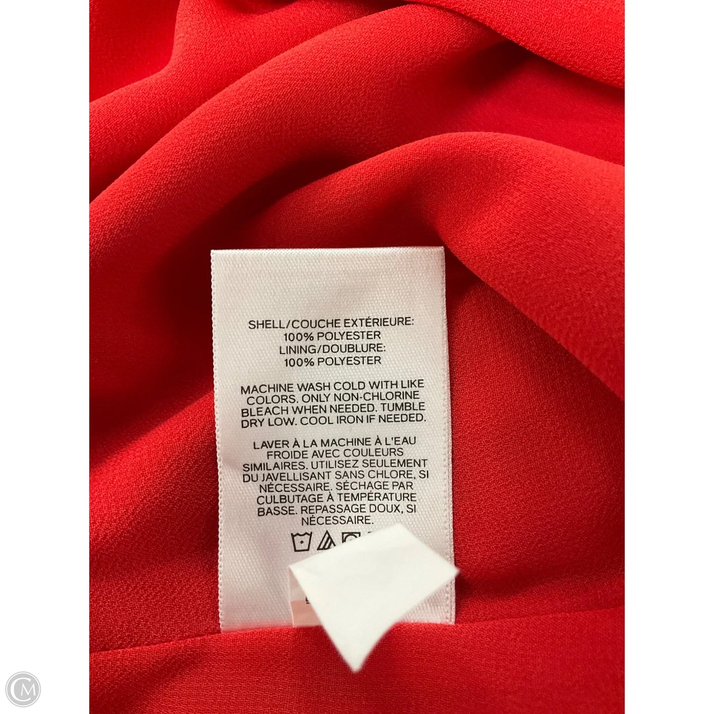 Blouse Sleeveless By Express In Red, Size: Xs