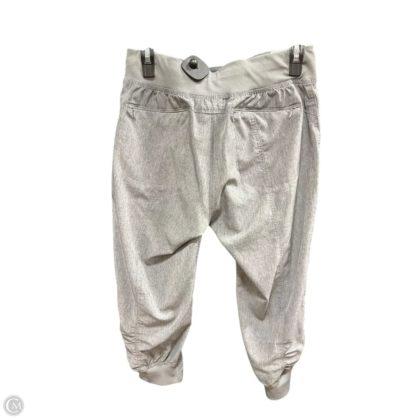 Athletic Pants By Calvin Klein In Grey, Size: Xs