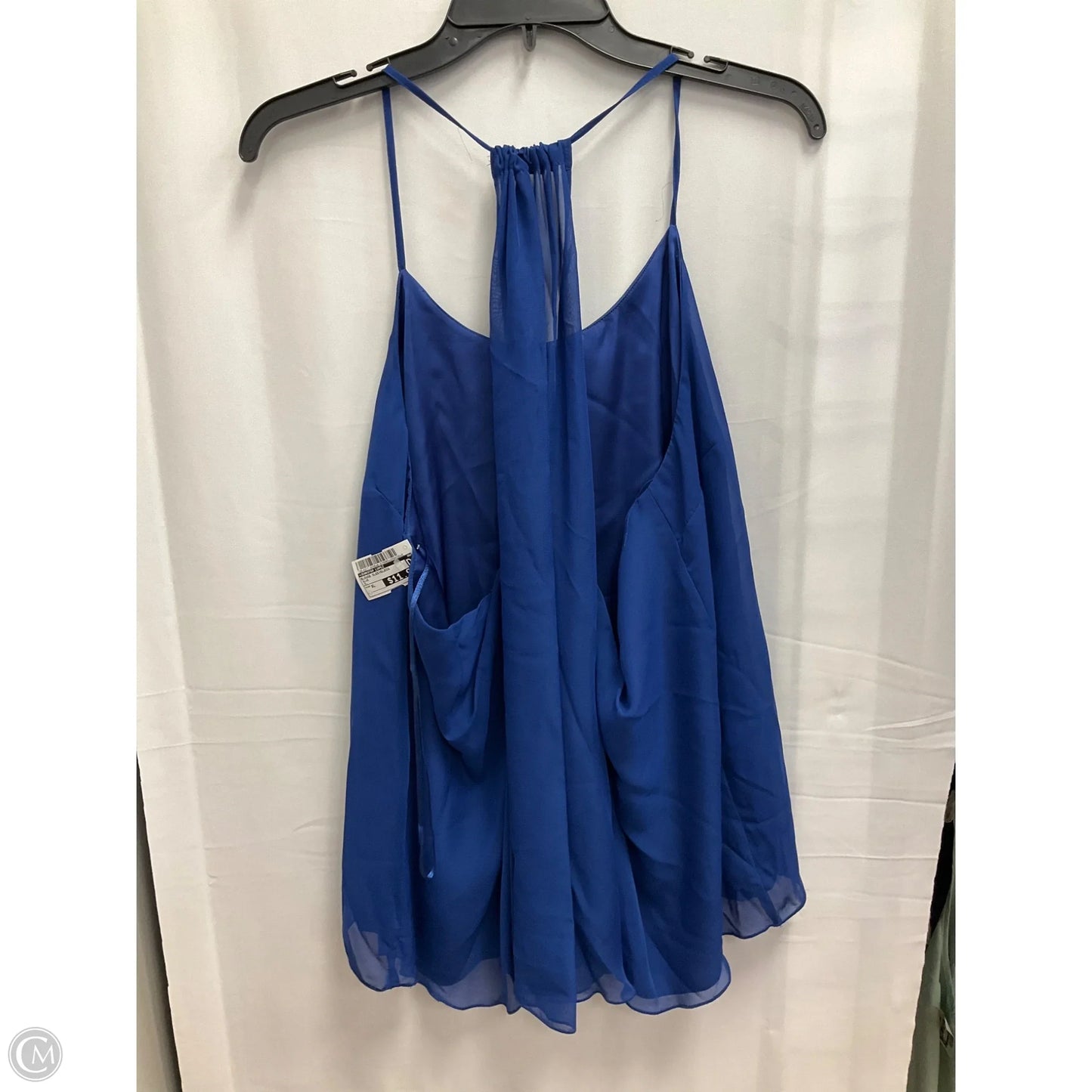 Blouse Sleeveless By Jennifer Lopez In Blue, Size: Xl