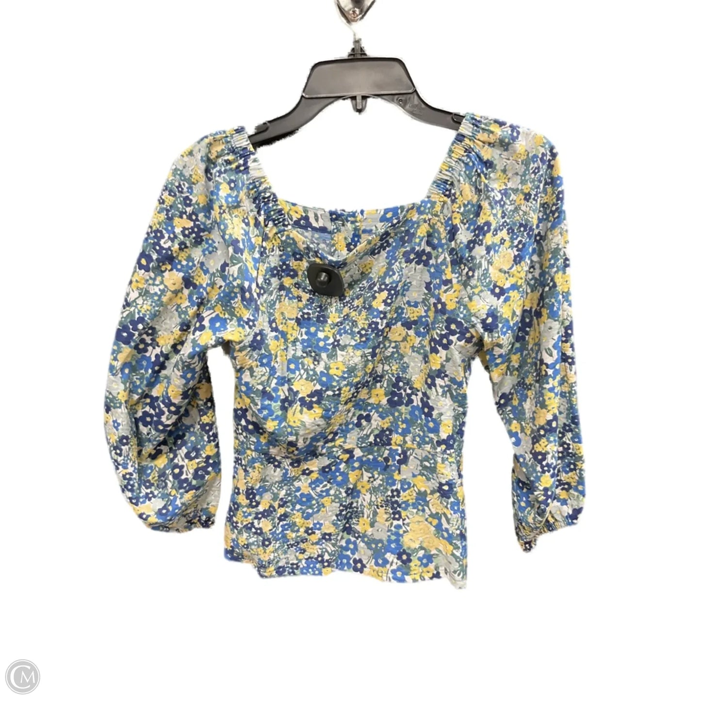 Top Long Sleeve By Ann Taylor In Floral Print, Size: Xs