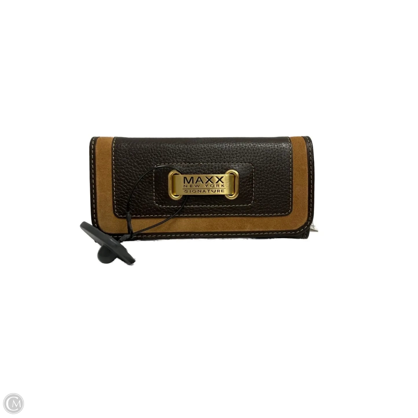 Wallet Leather By Maxx New York, Size: Medium