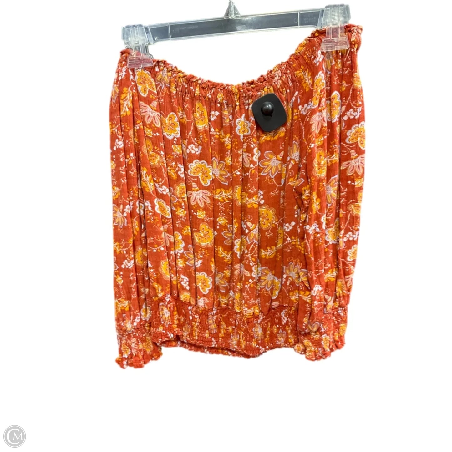 Top Long Sleeve By Rachel Zoe In Floral Print, Size: L