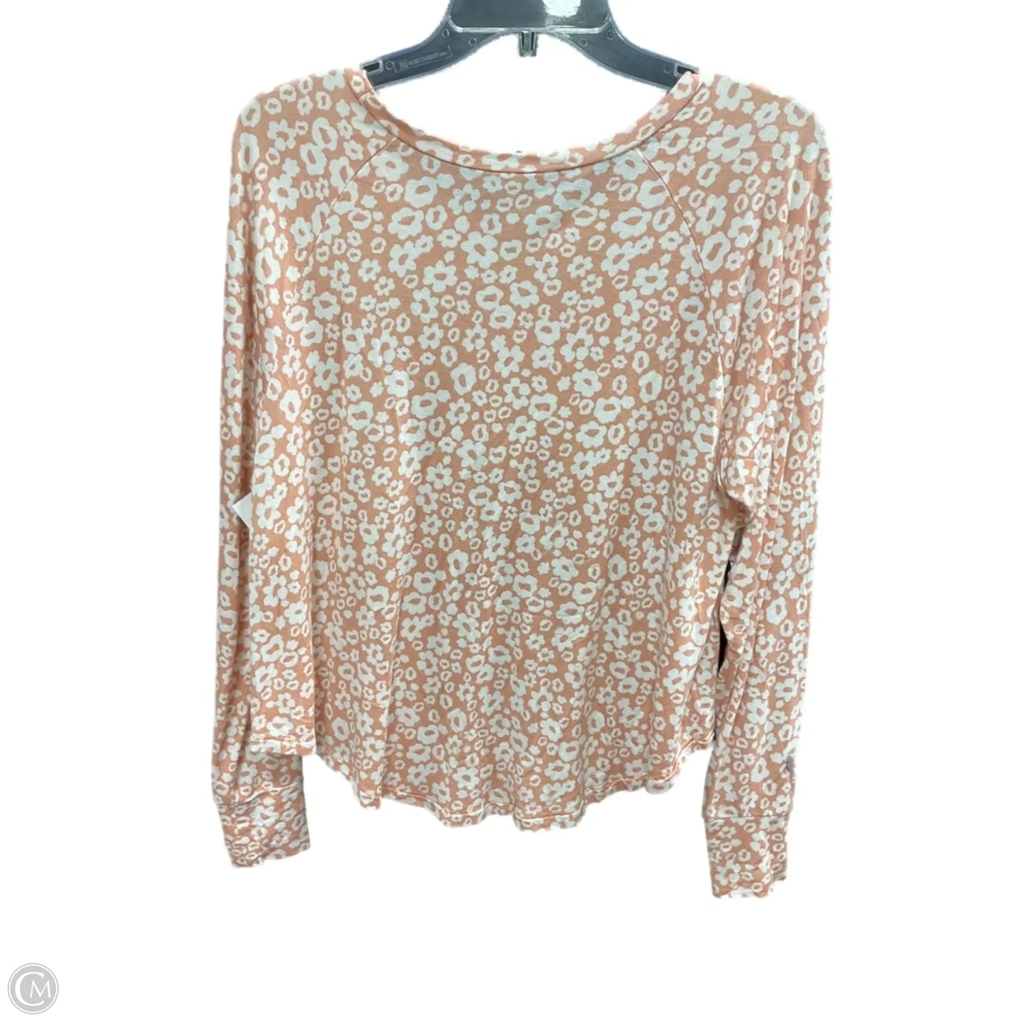 Top Long Sleeve By Clothes Mentor In Peach, Size: S