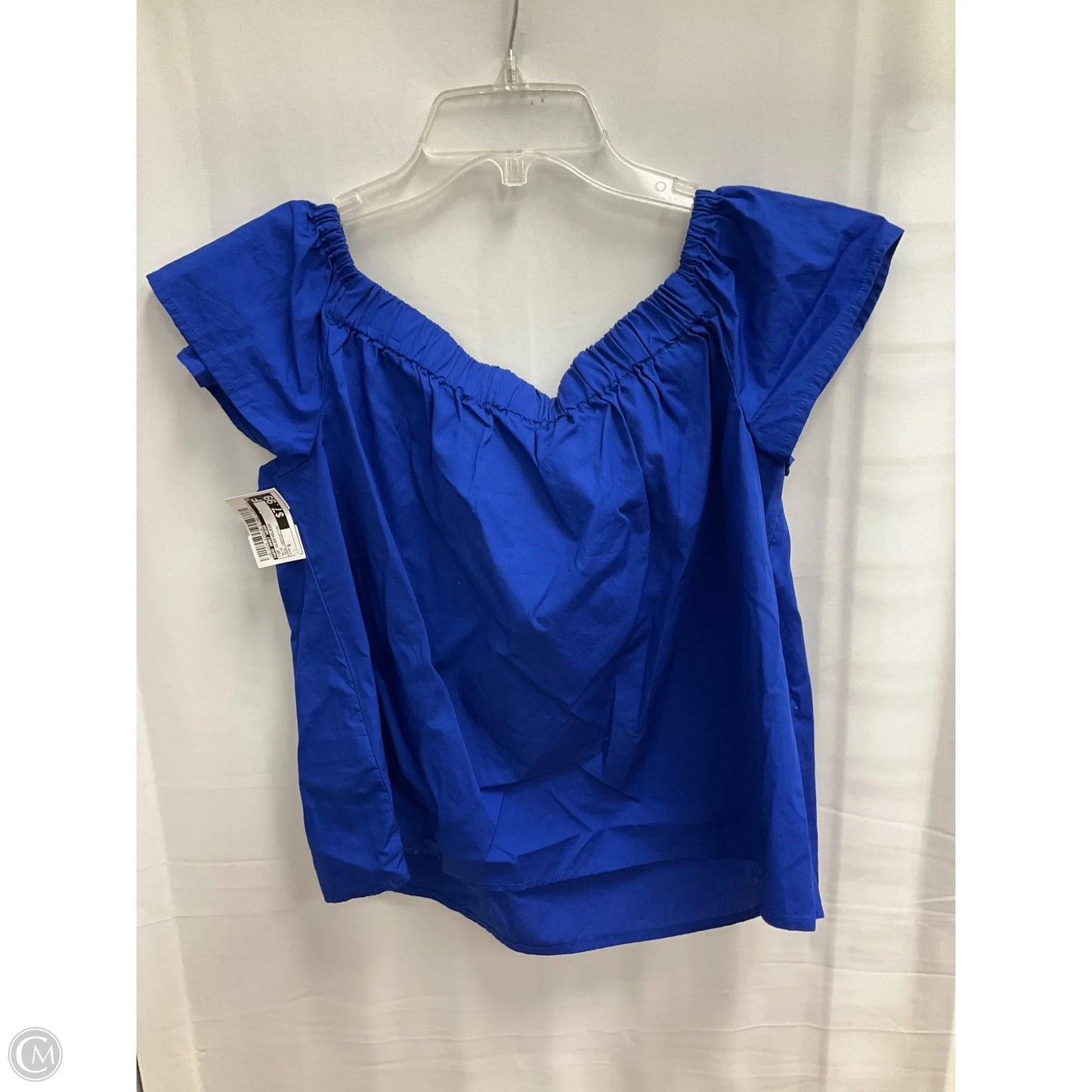 Top Sleeveless By Who What Wear In Blue, Size: S