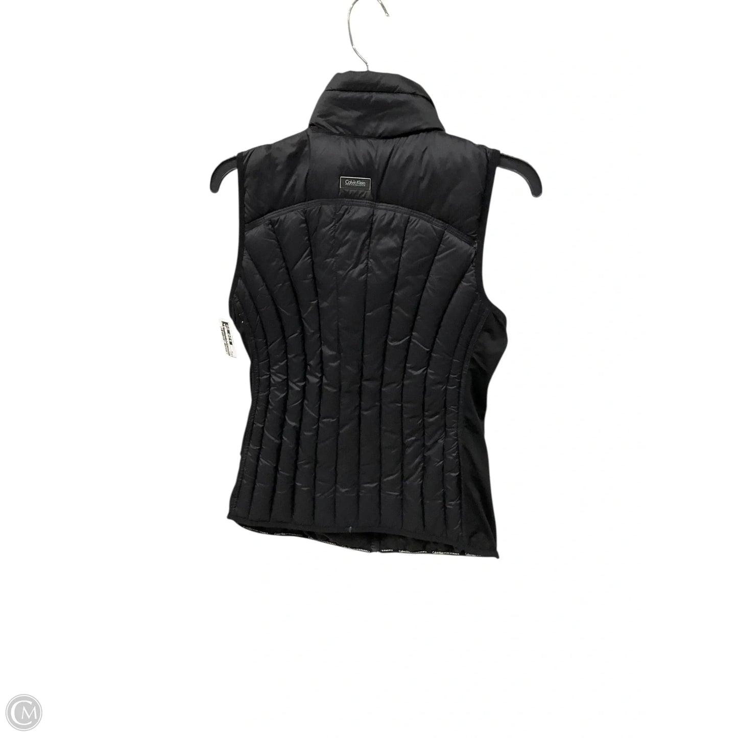 Vest Puffer & Quilted By Calvin Klein In Black, Size: S